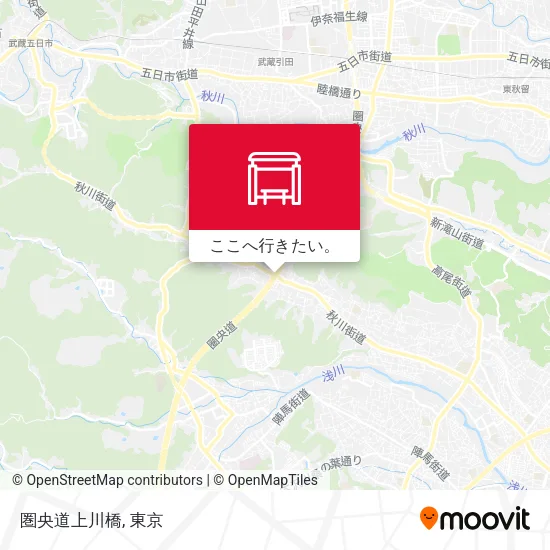 圏央道上川橋地図