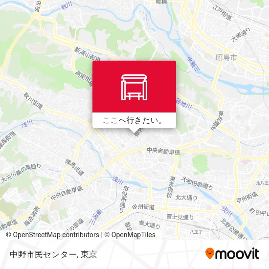 中野市民センター地図