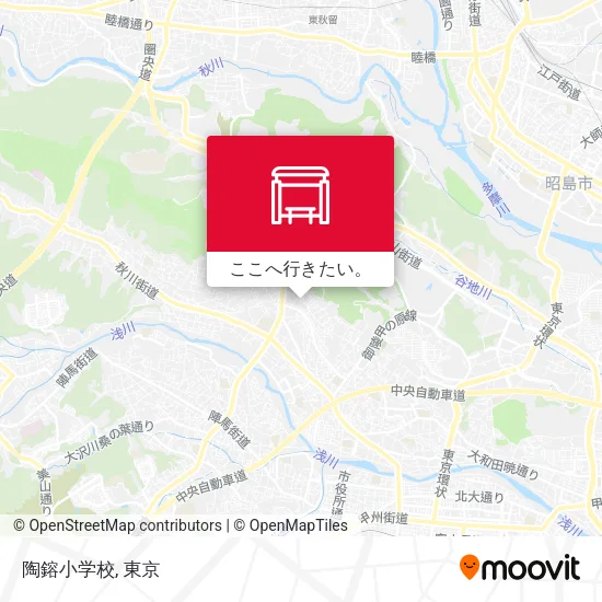 陶鎔小学校地図