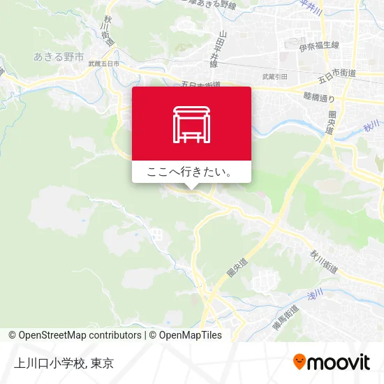 上川口小学校地図