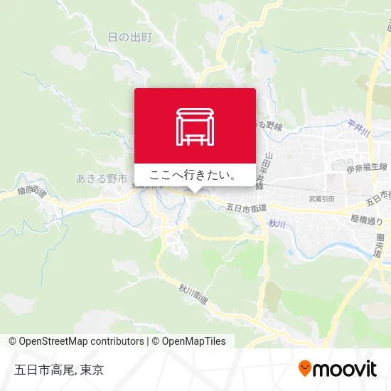 五日市高尾地図