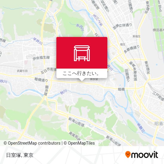 日室塚地図