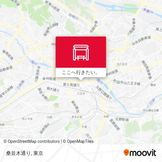 桑並木通り地図