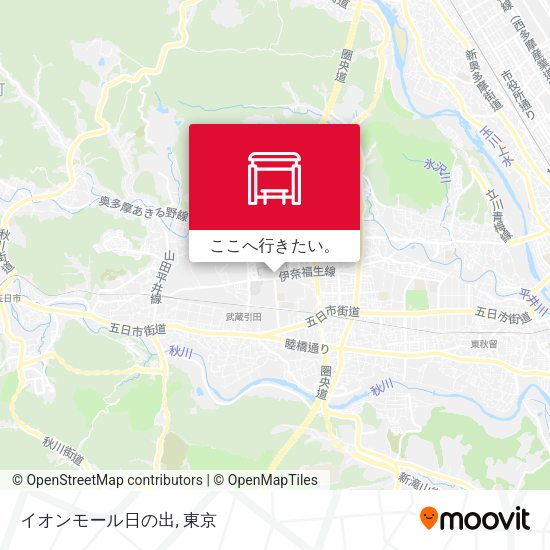 イオンモール日の出地図
