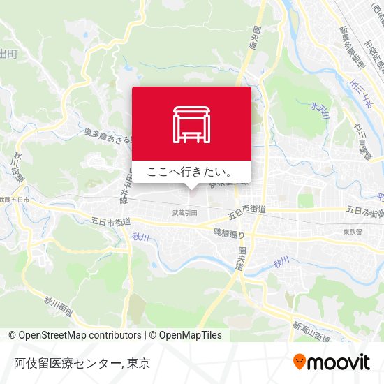 阿伎留医療センター地図