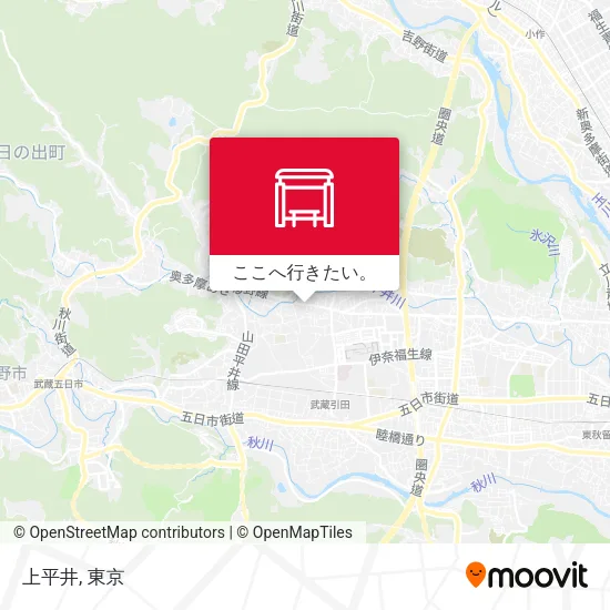 上平井地図