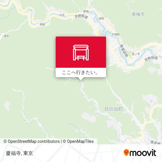 慶福寺地図