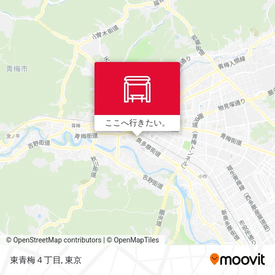 東青梅４丁目地図
