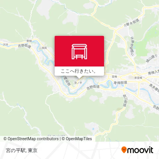 宮の平駅地図