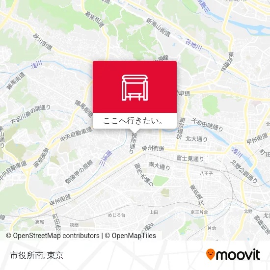 市役所南地図