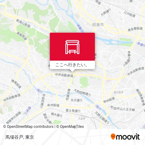 馬場谷戸地図