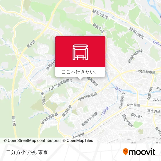 二分方小学校地図
