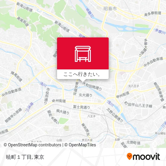 暁町１丁目地図
