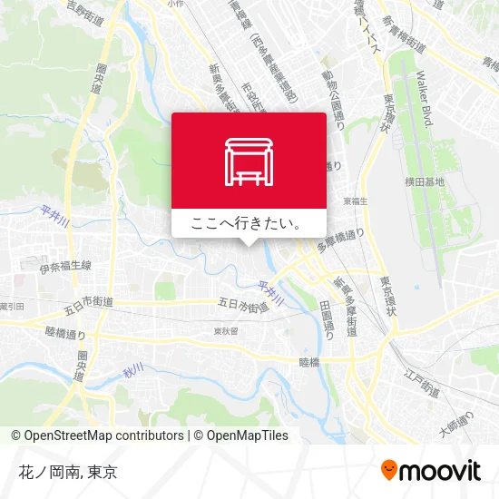 花ノ岡南地図