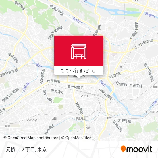 元横山２丁目地図