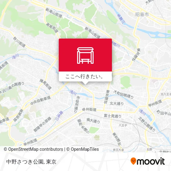 中野さつき公園地図
