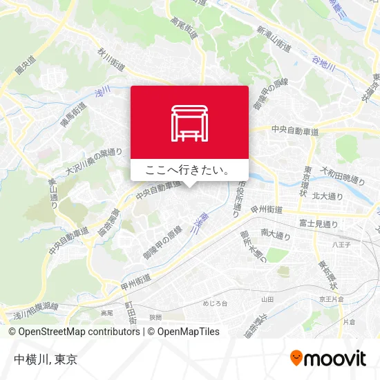 中横川地図