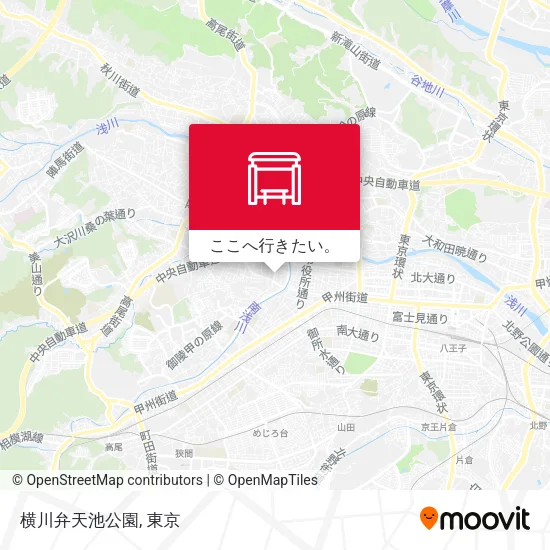 横川弁天池公園地図