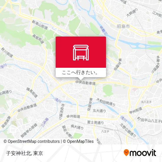 子安神社北地図