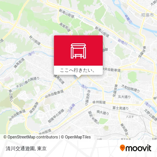 清川交通遊園地図
