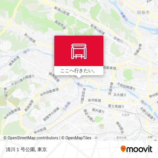 清川１号公園地図