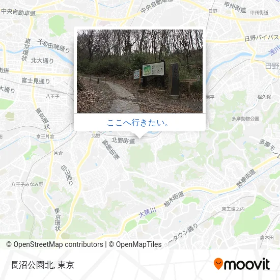 長沼公園北地図