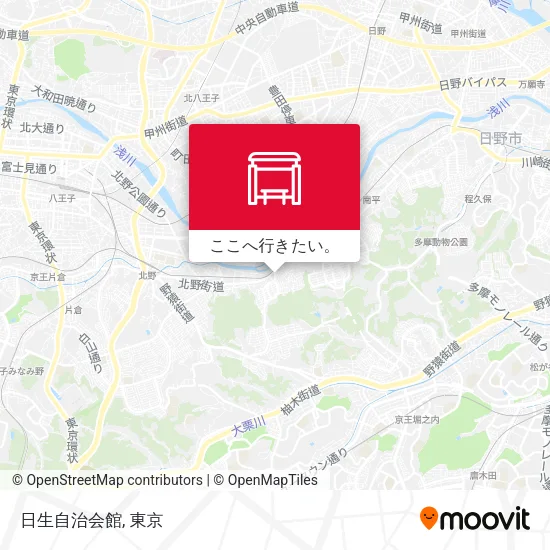 日生自治会館地図