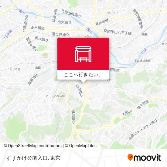 すずかけ公園入口地図