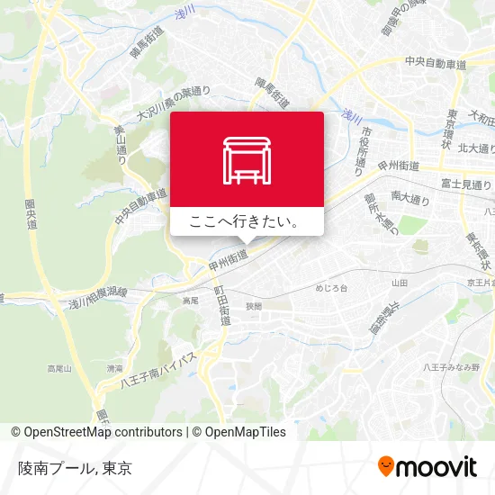 陵南プール地図