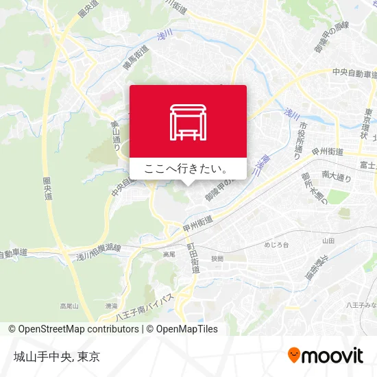 城山手中央地図