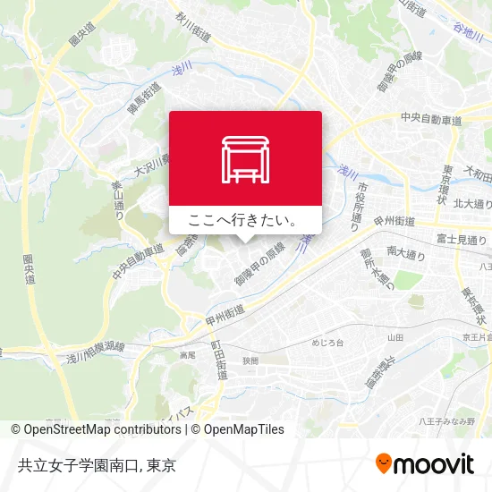 共立女子学園南口地図