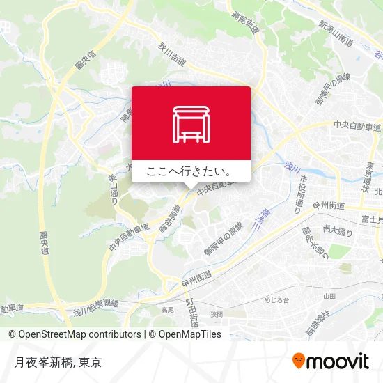月夜峯新橋地図