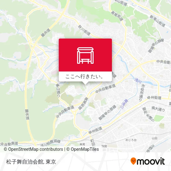 松子舞自治会館地図