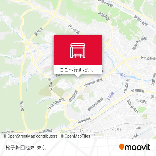 松子舞団地東地図
