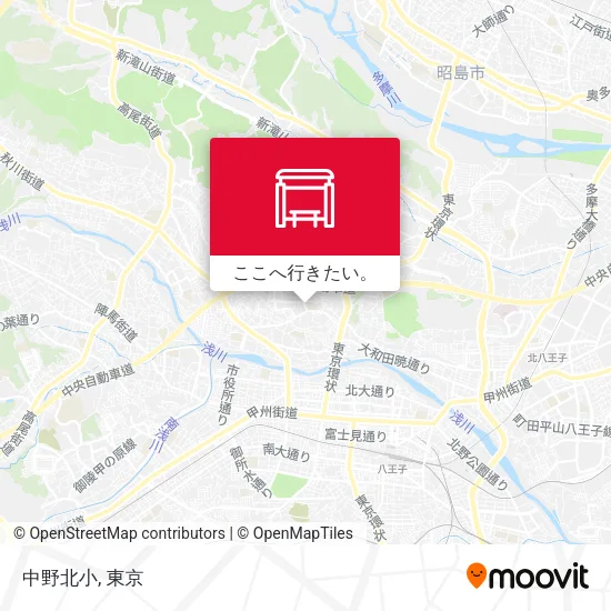 中野北小地図
