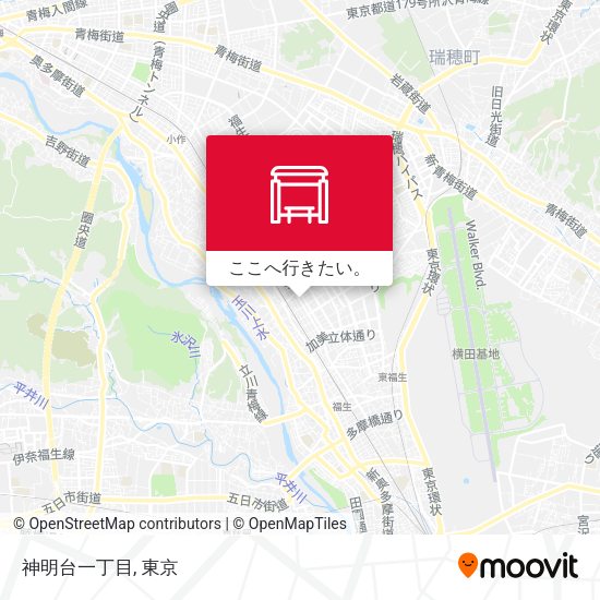 神明台一丁目地図