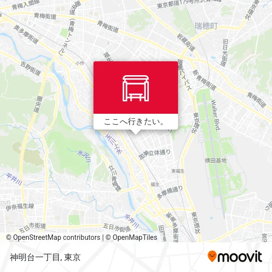 神明台一丁目地図