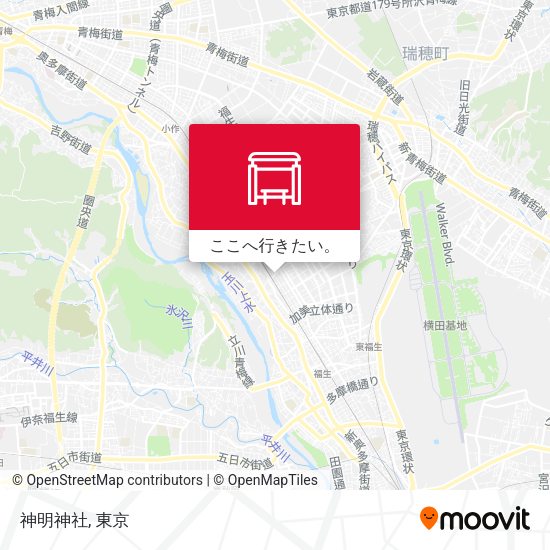 神明神社地図