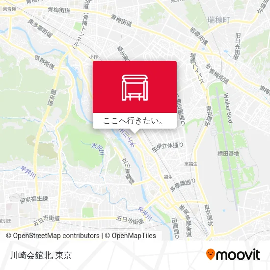 川崎会館北地図