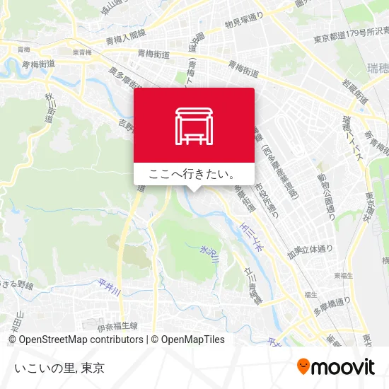 いこいの里地図