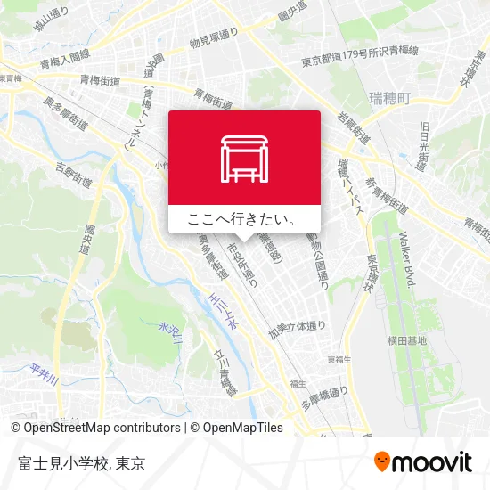 富士見小学校地図