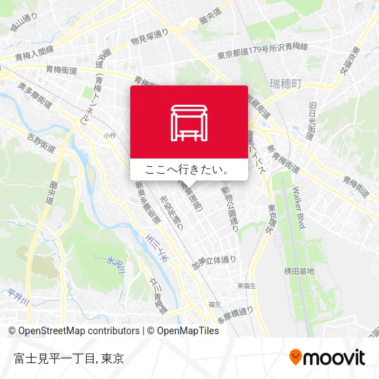 富士見平一丁目地図