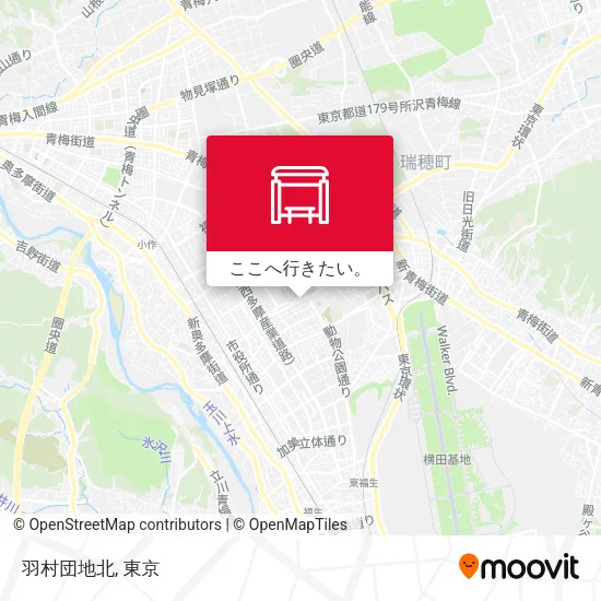 羽村団地北地図