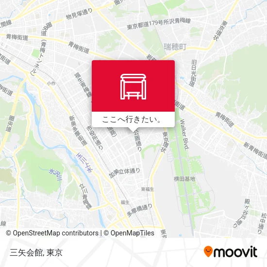 三矢会館地図