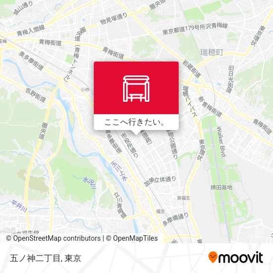 五ノ神二丁目地図