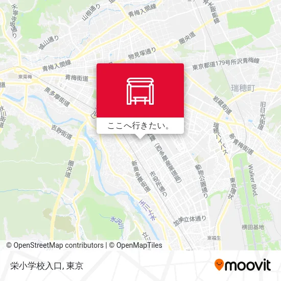 栄小学校入口地図