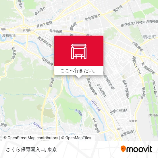 さくら保育園入口地図
