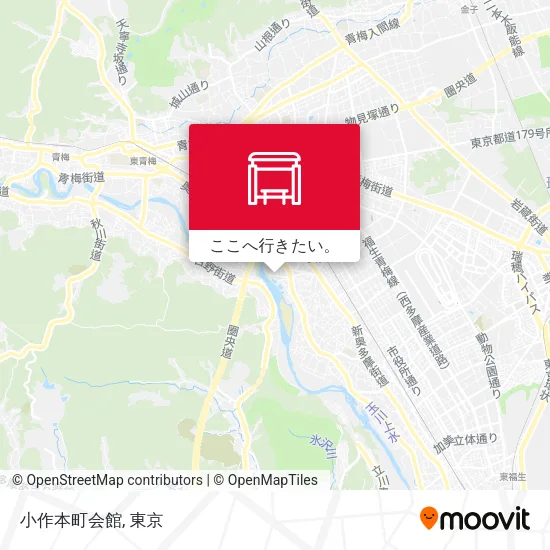 小作本町会館地図