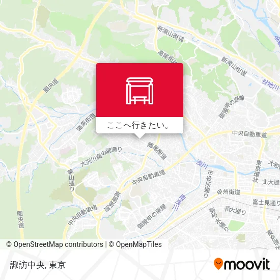 諏訪中央地図