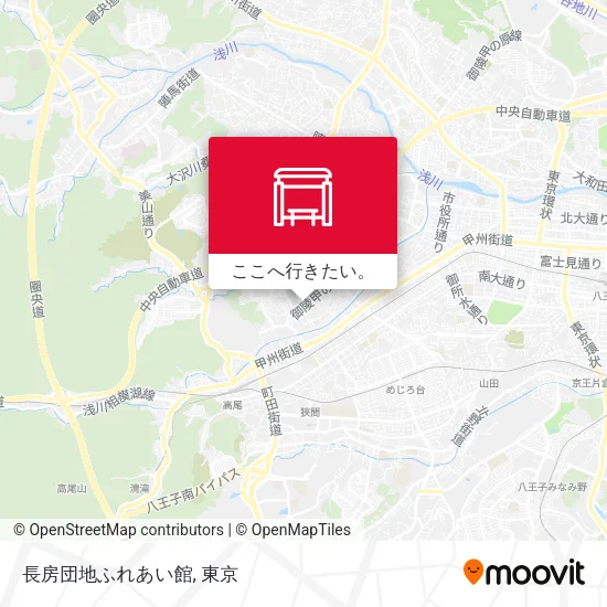 長房団地ふれあい館地図